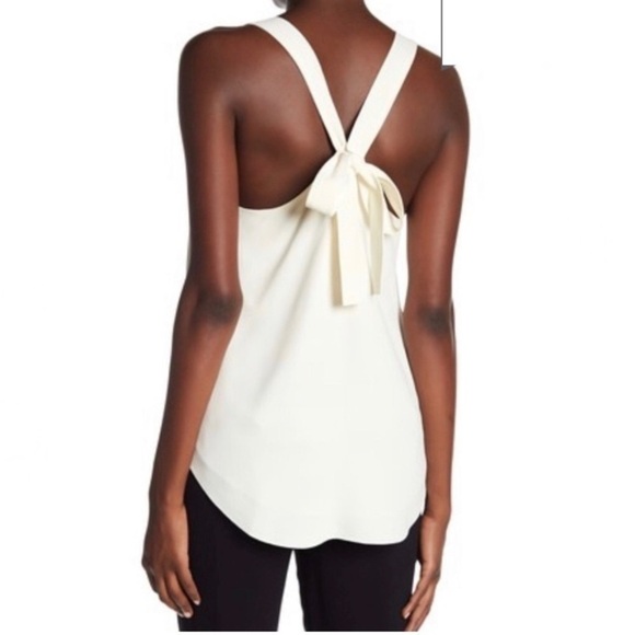 New With Tags Theory Rosina Crepe Bintilra Top. Balletcore Sz Medium - Picture 2 of 7